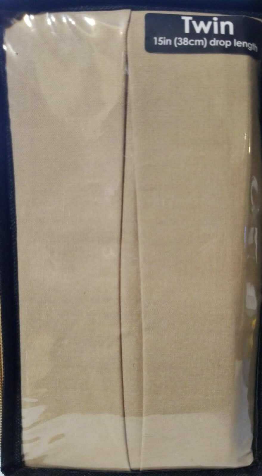 Wrap-Around Wonderskirt Twin Bed Skirt in Taupe