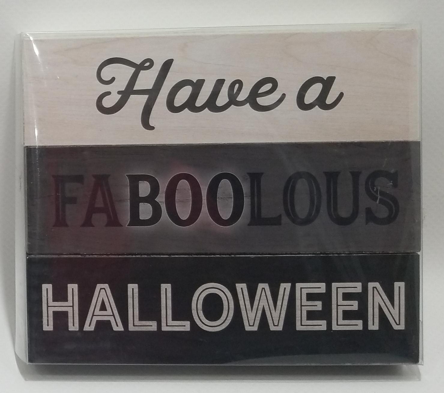 Way To Celebrate Have A Faboolous Halloween Tabletop Decor