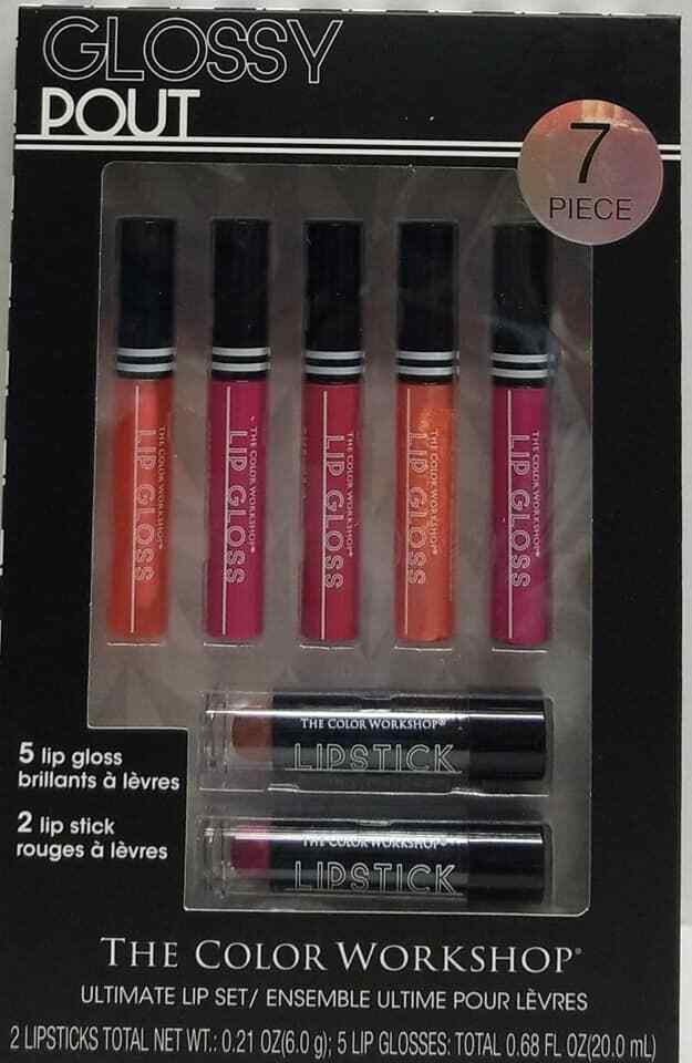 The Color Workshop Glossy Pout 7 Piece Ultimate Lip Set
