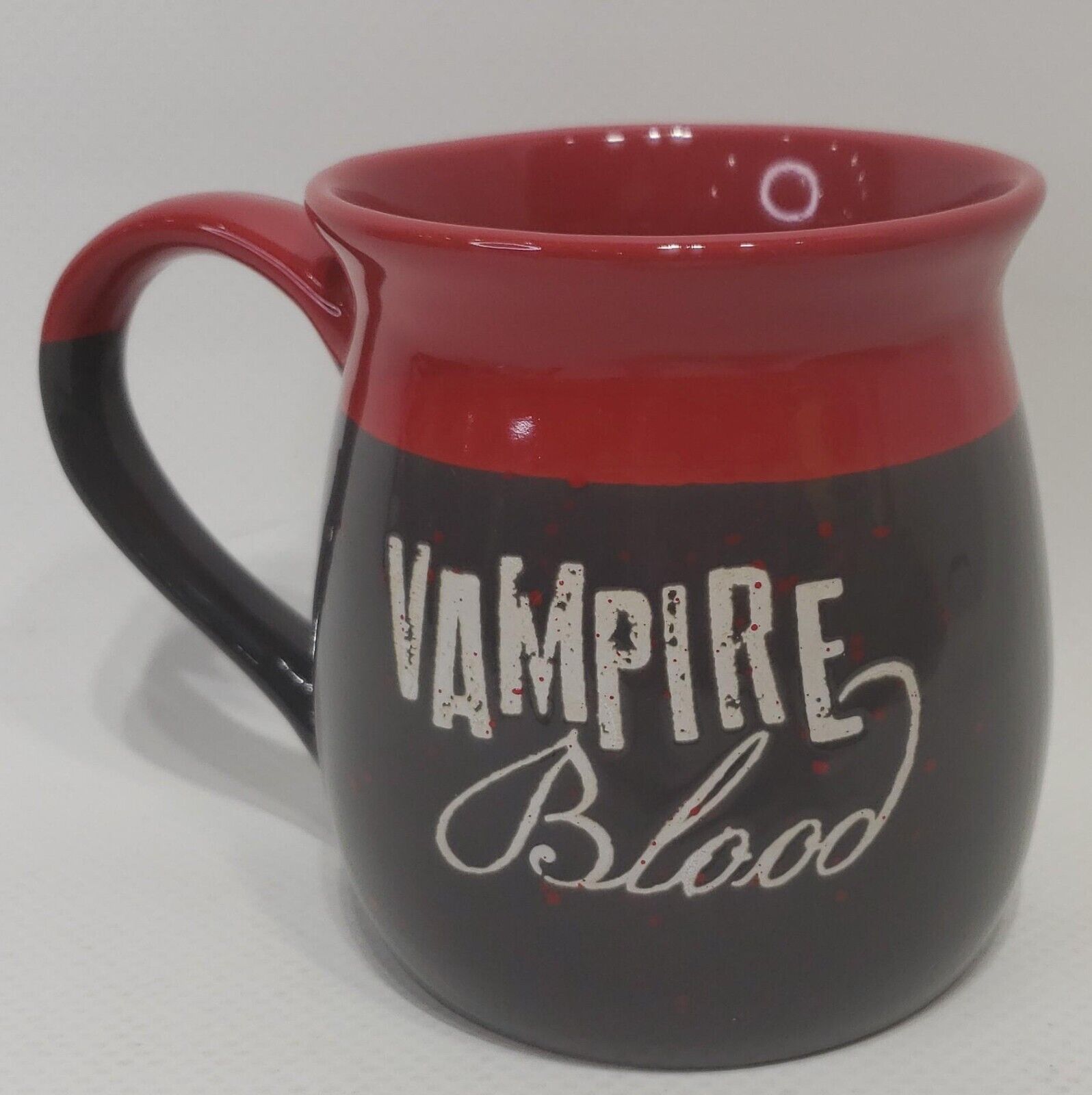 Vampire Blood Black & Red Mug, 20 Oz