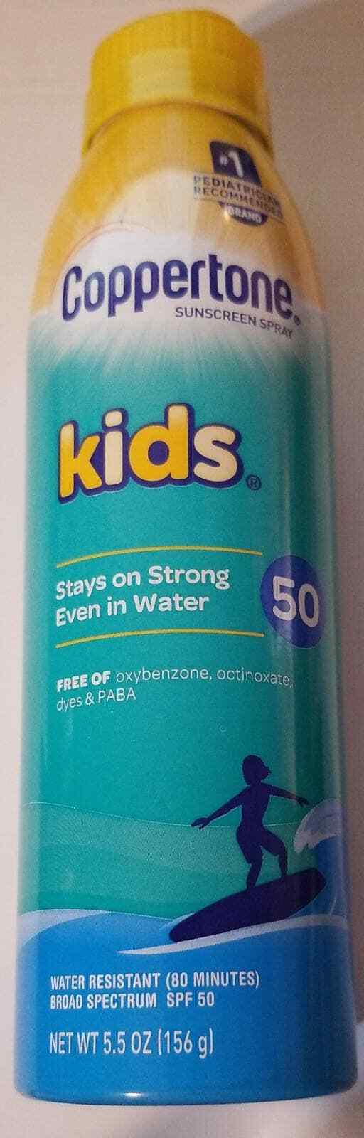 Coppertone KIDS Sunscreen Continuous Spray SPF 50 (5.5 Ounce)