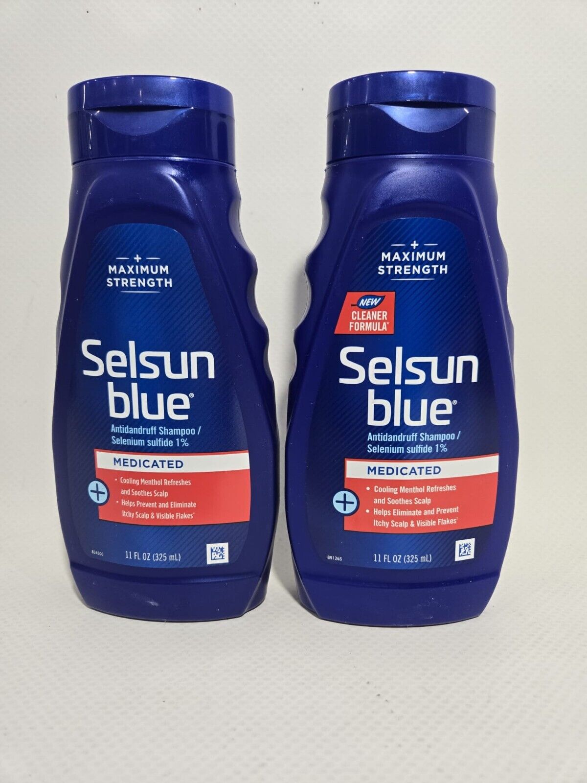 Selsun Blue Medicated Antidandruff Shampoo, 11 fl. oz. Lot Of 2