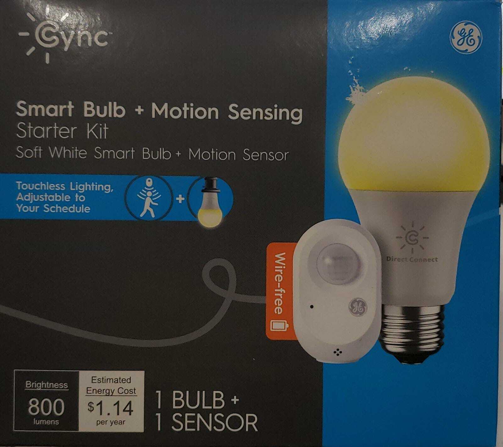 G E LIGHTING Cync Sensor/A19 Bulb 1 Pack