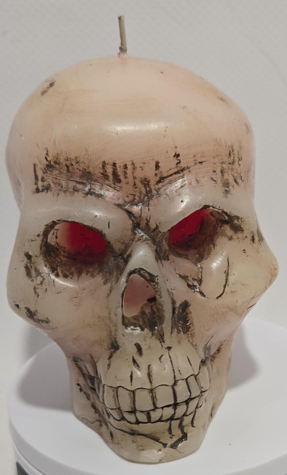 Bleeding Skull Candle 4.4 inches tall -Halloween