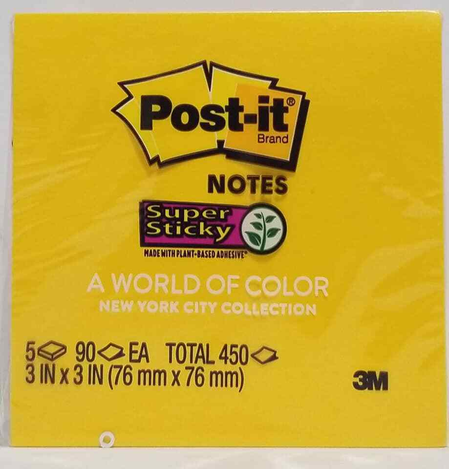 Post-it Super Sticky Notes, 3