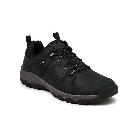 George Men's Genuine Leather Garret Lace Up Shoes Black Size 10