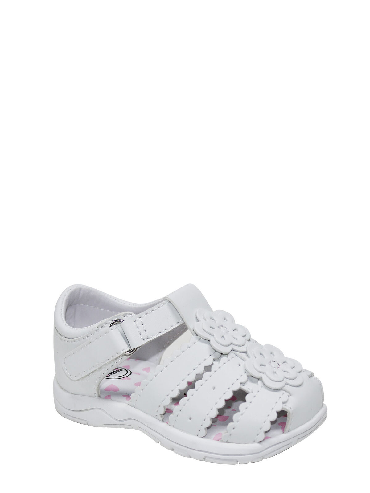 Wonder Nation Infant Girls' Fisherman Flower Sandal Color White Size 2