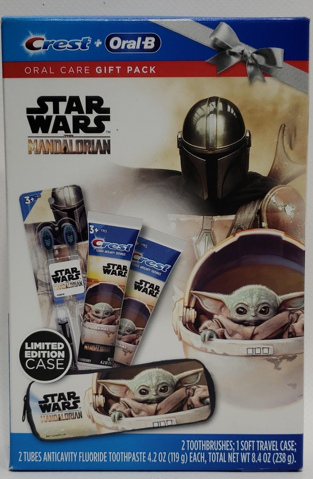 Crest & Oral-B Kids Star Wars The Mandalorian Holiday Pack Gift Set