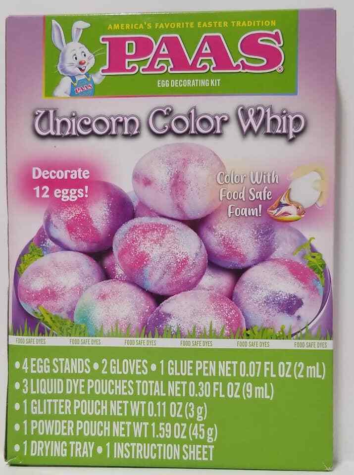 Paas Unicorn Color Whip Egg Decorating Kit
