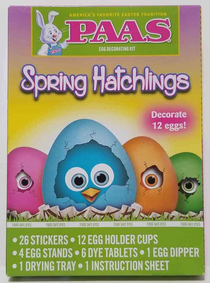 Paas Spring Hatchlings Egg Decorating Kit Decorate 12 Egg