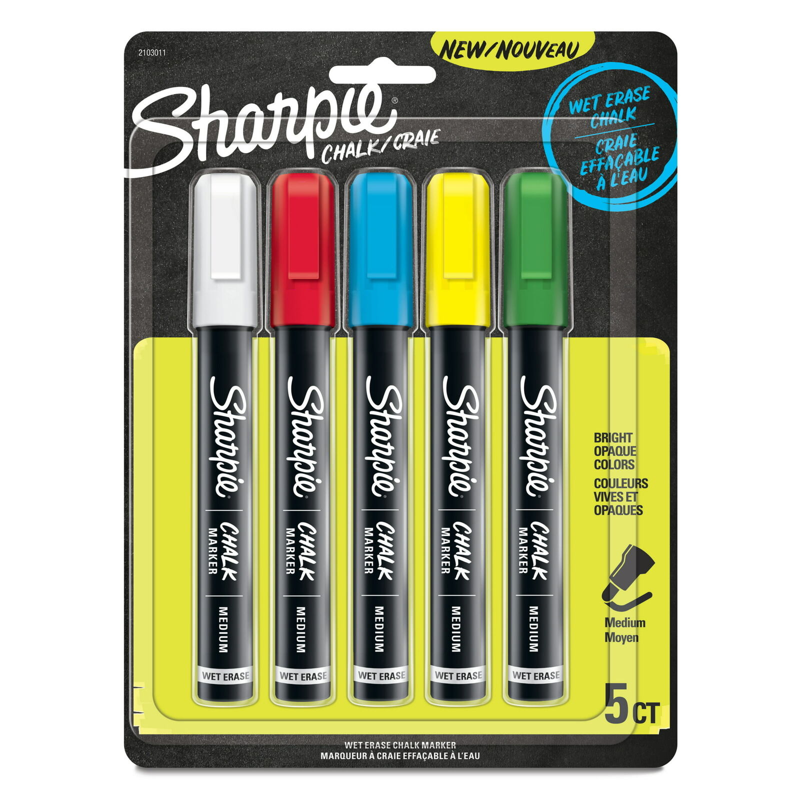 SHARPIE CHALK STANDARD 5 COUNT