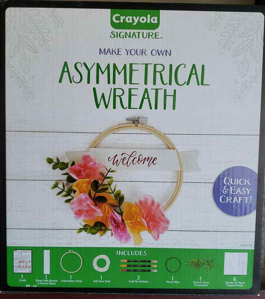 Crayola DIY Wreath, Craft Supplies, Gift for Crafters,