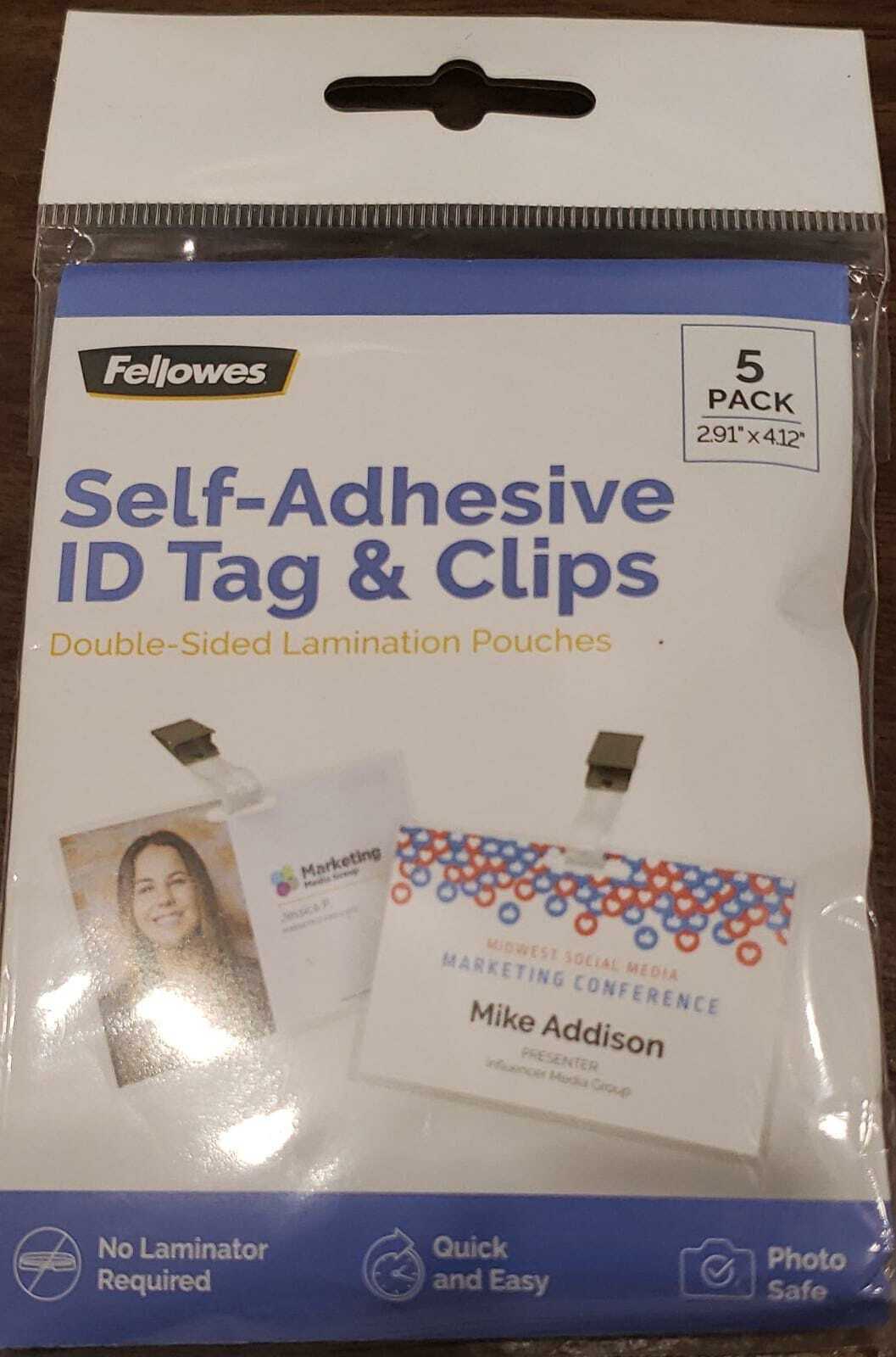 Fellowes Laminating Pouches 5 2-7/8x4-1/8`` 5220701