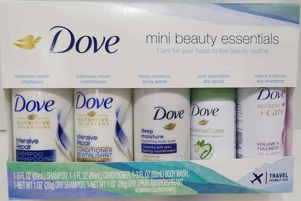 Dove Mini Beauty Essentials Care For You Head To Toe Gift Set