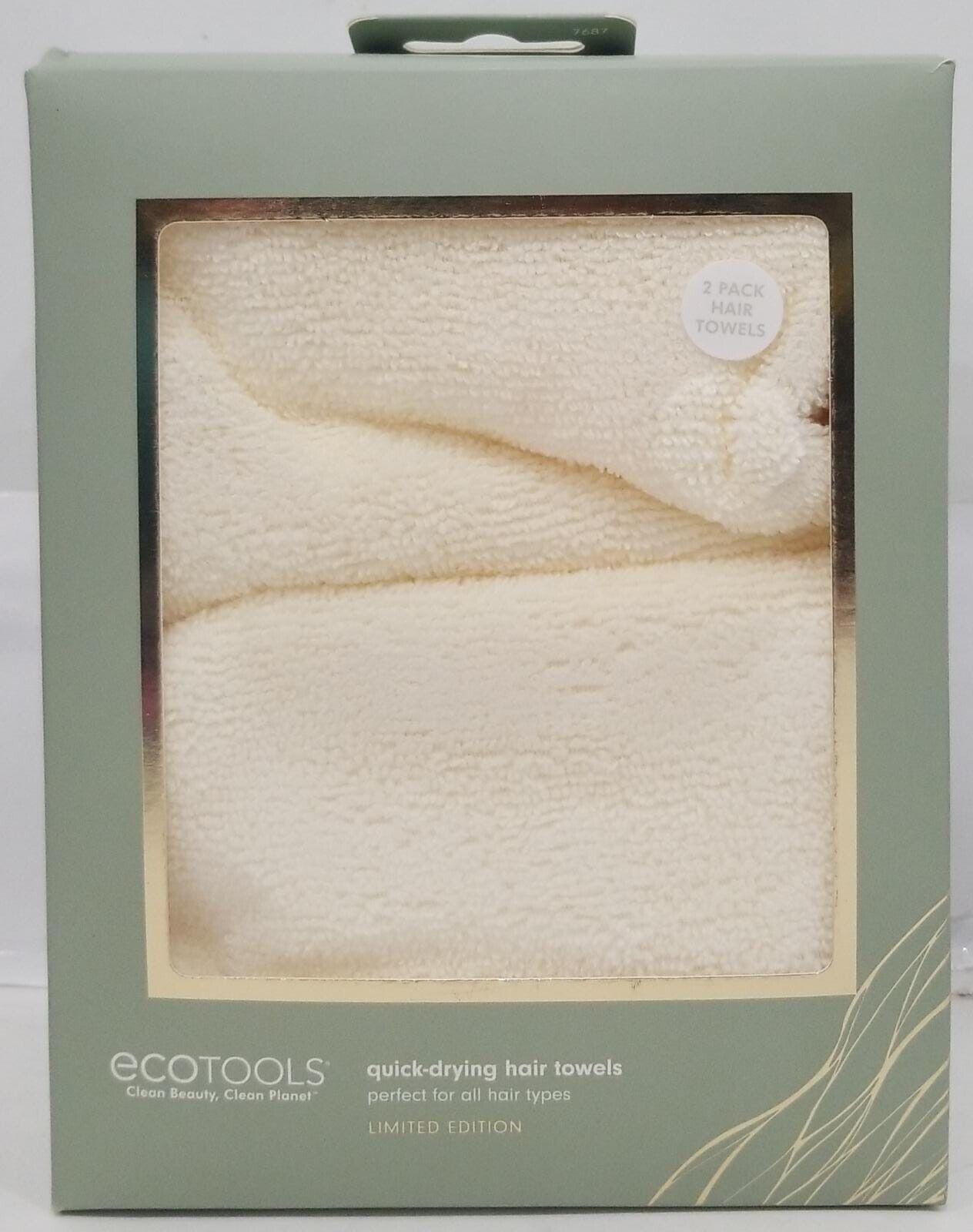 Ecotools Quick Drying Hair Towels,2 Pack Limited Edition