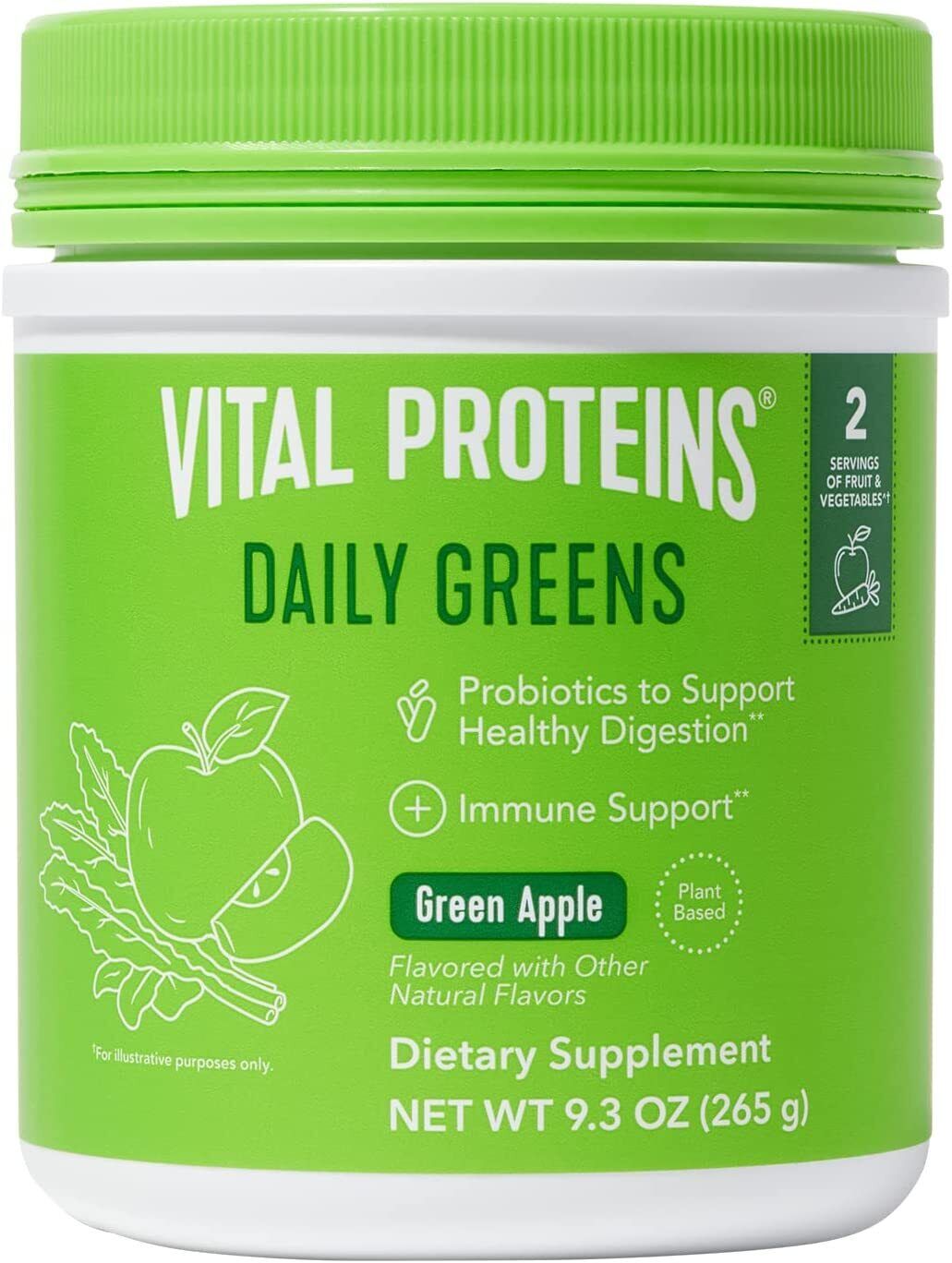 Vital Proteins Green Apple Daily Greens 9.3 oz