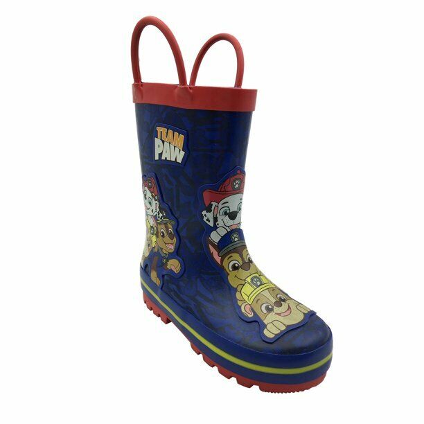 Paw Patrol Boy Shark Rainboot Color Navy Blue Size 5-6