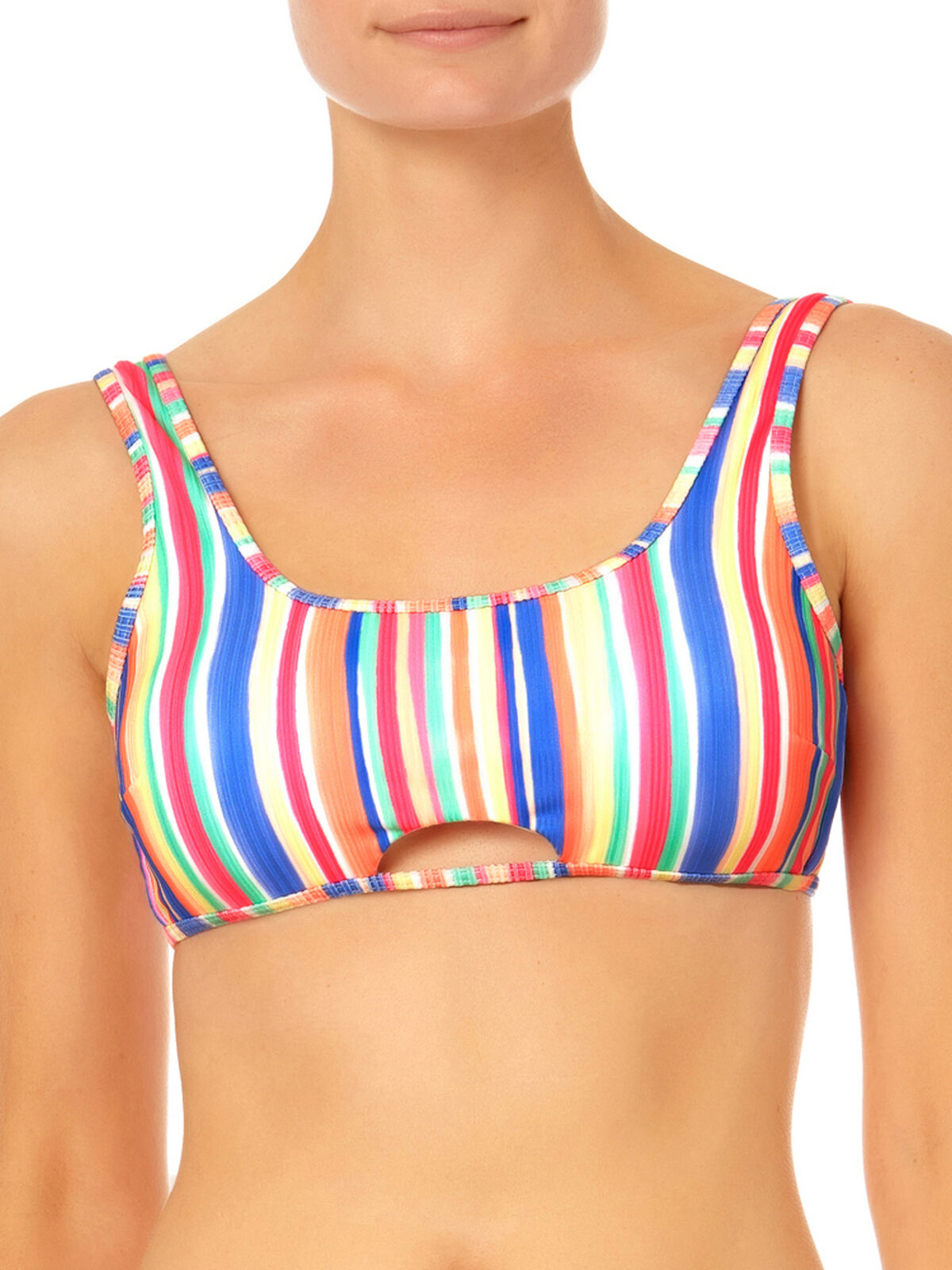 No Boundaries Junior's Peek-a-boo Bralette Bikini Swim Top Size XL/XG 15-17