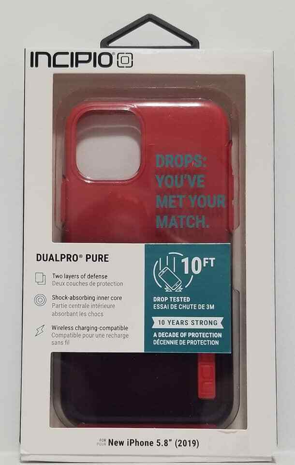 Incipio DualPro Pure Case for iPhone 11 Pro - Red/Black Ombre