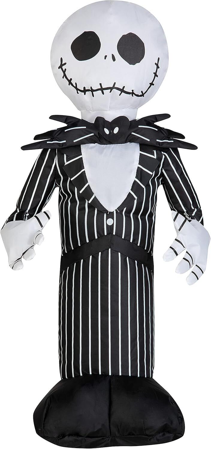 Gemmy Airdorable Airblown Jack Skellington Disney