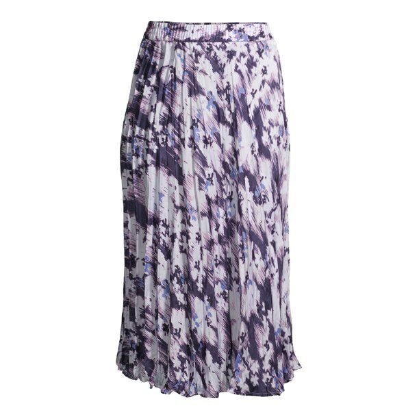 Time and Tru Women's Midi Crinkle Skirt Size M