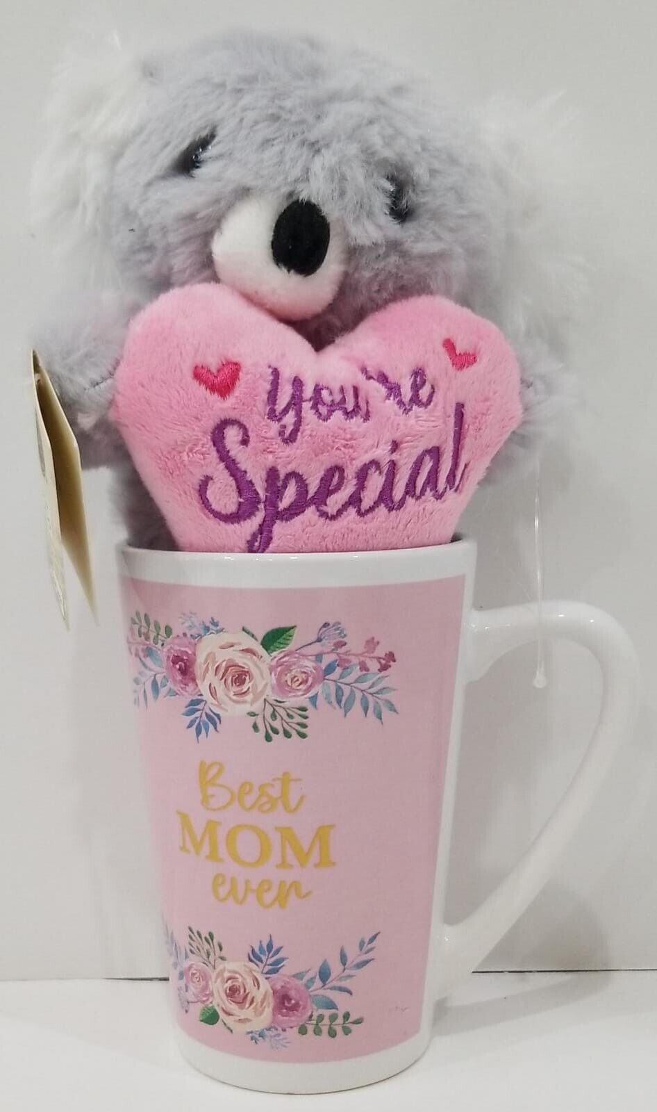 Modern Expressions Plush Koala in Mug 'Best Mom Ever' Gift Set 13.5 Fl Oz
