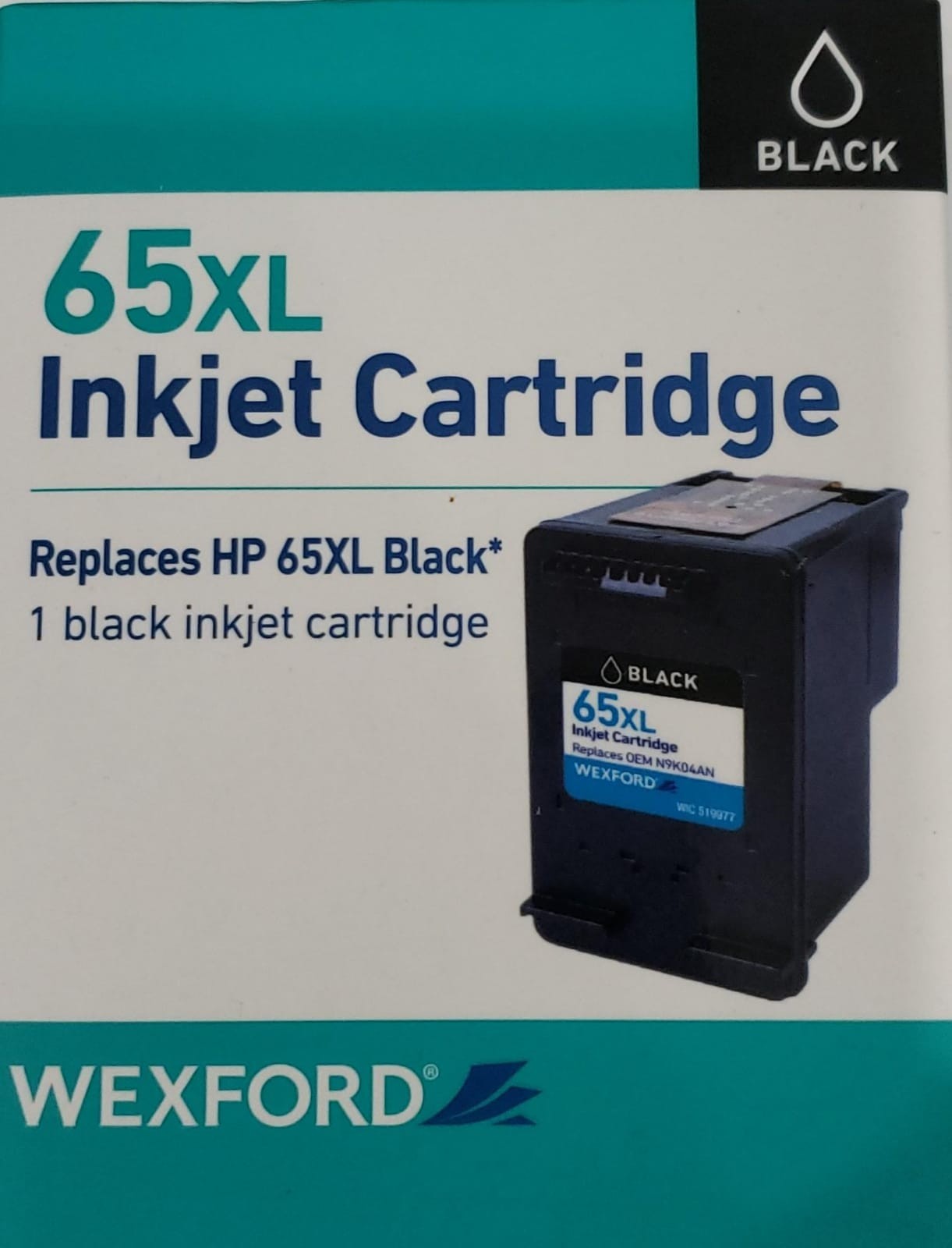 WEXFORD Inkjet Cartridge Replaces HP 65XL Black 1