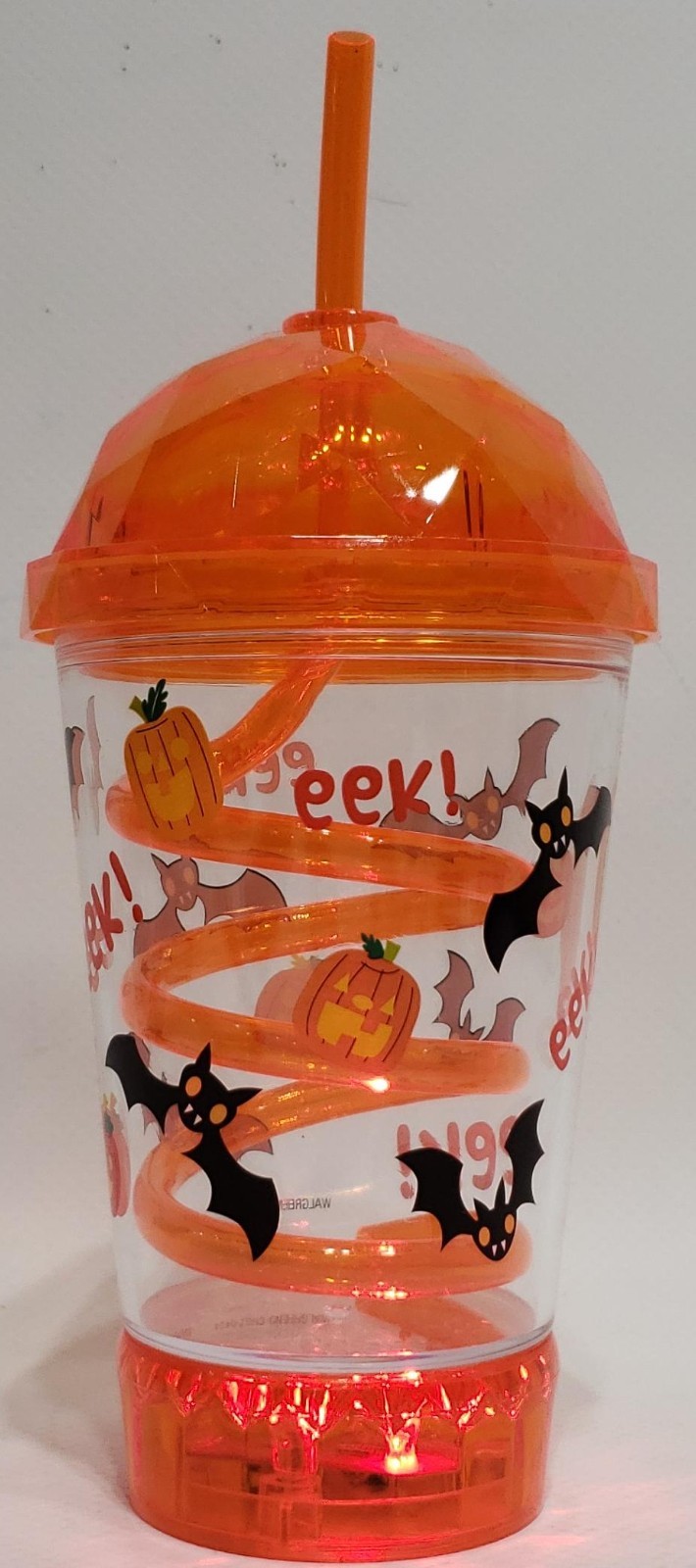 Light Up Flashing Cup, Light Up Dome Tumbler Age 3 Color Orange (223521)