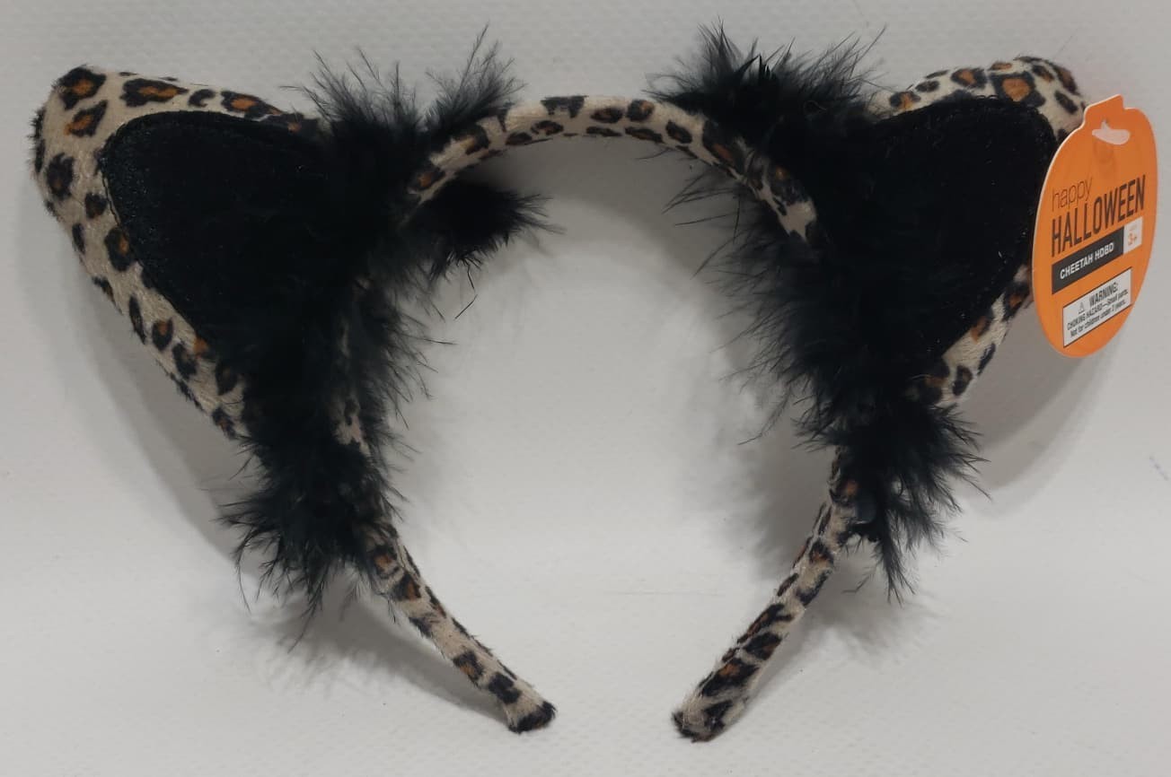 Happy Halloween Cheetah Head Band Age 3+ (826800)