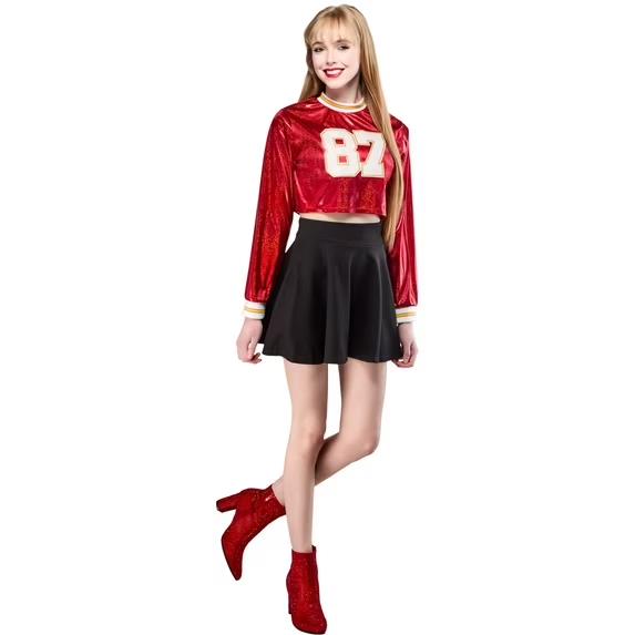Way to Celebrate Pop Idol Costume Top for Children, Girls Medium (Size 7-8)