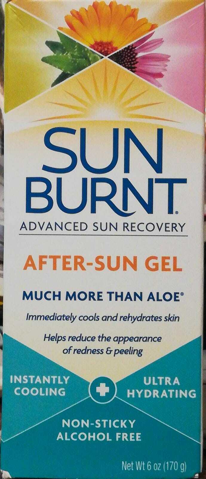 SunBurnt After-Sun Gel, 6 oz. Exp 02/2022