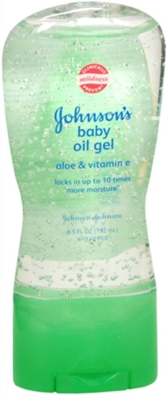 JOHNSON'S Aloe Vera & Vitamin E Baby Oil Gel 6.50 oz (LOC TUB G24-66