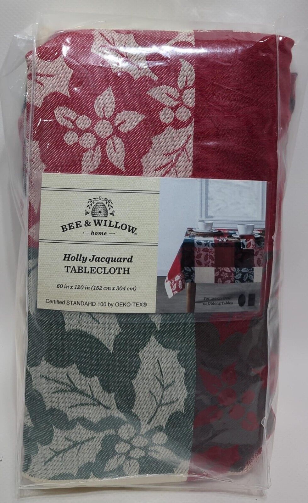 Bee & Willow Holy Jacquard Table Runner, Multicolor 60 in x 120 in
