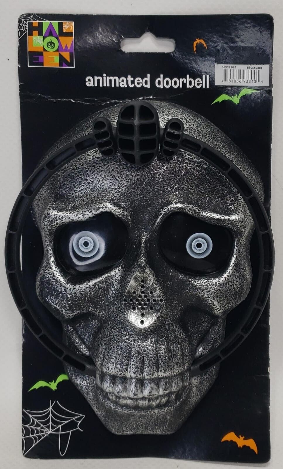Animated Talking Halloween Door Knocker/Bell 5.5 x 11.25 inches