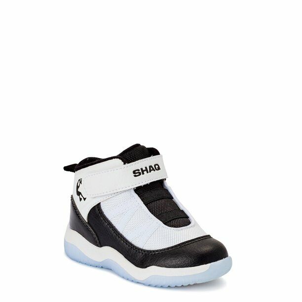 Shaq Baby Boys Ice Bottom Retro Basketball Sneaker, Size 3 Color Black/Blue