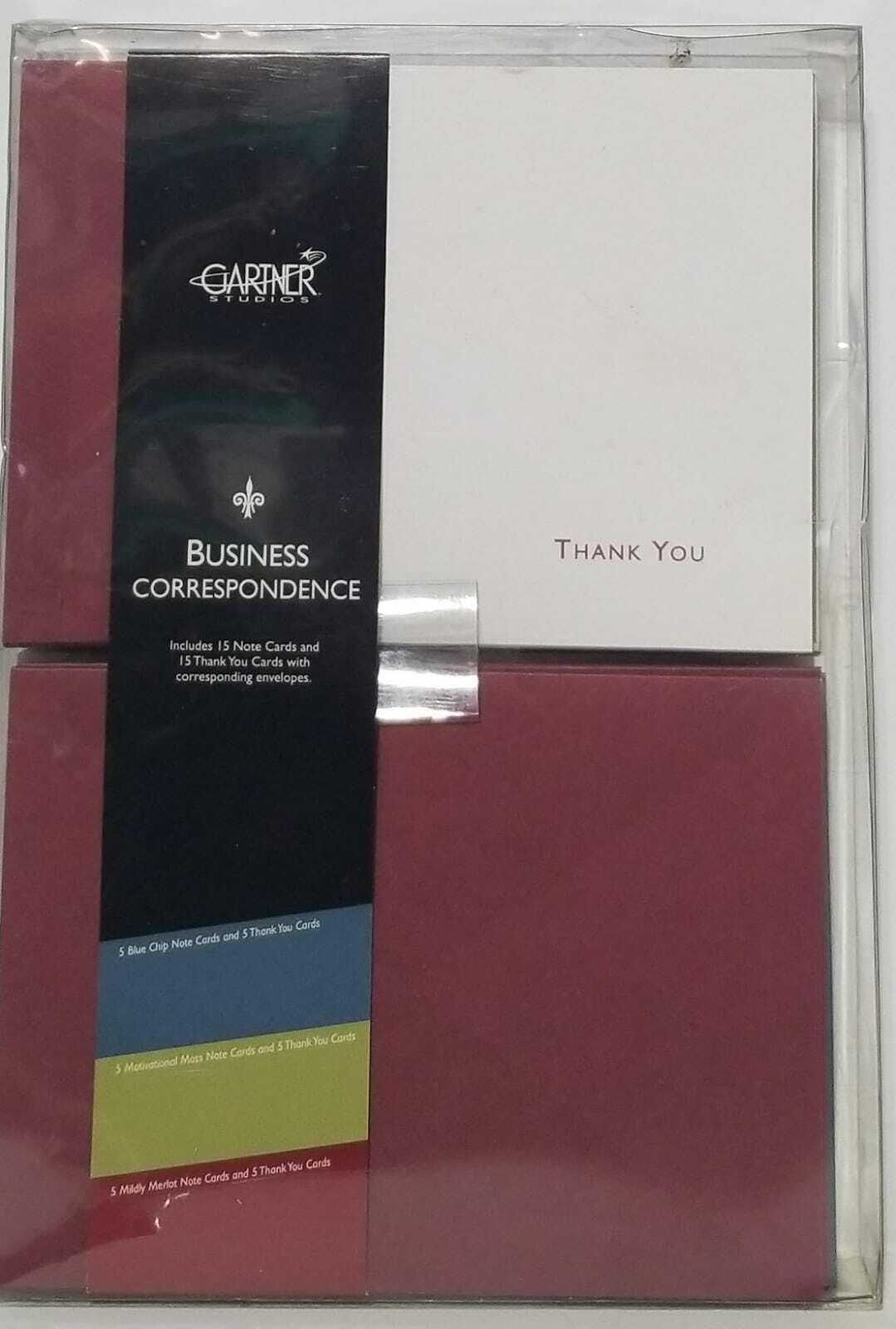 Gartner StudiosÂ® Business Correspondence Kit, Dots & Stripes, 3 1/2 x 5 (LOC BK4