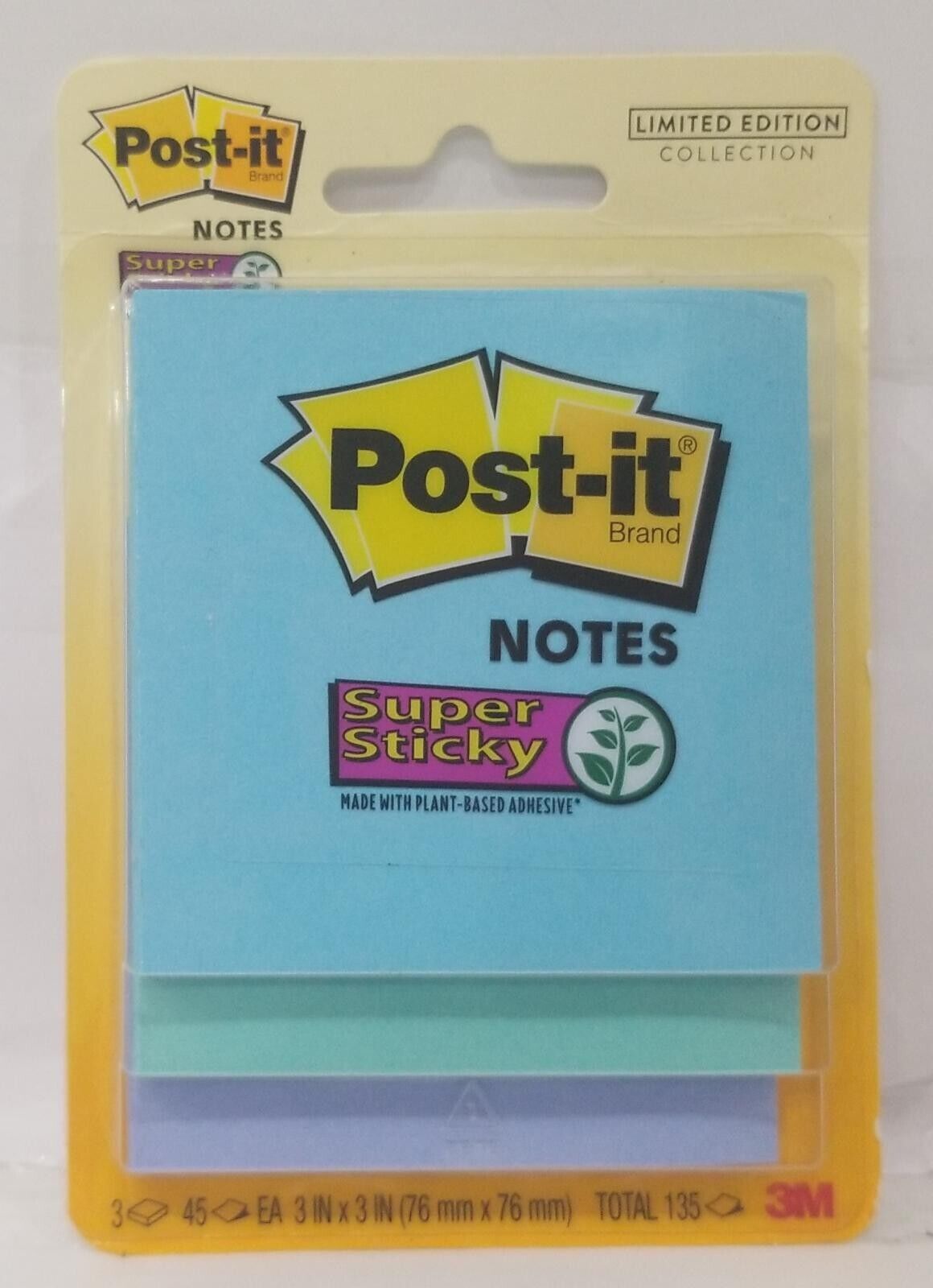 Post-itÂ® Super Sticky Notes, 3 in. x 3 in. Limited Edition Collection