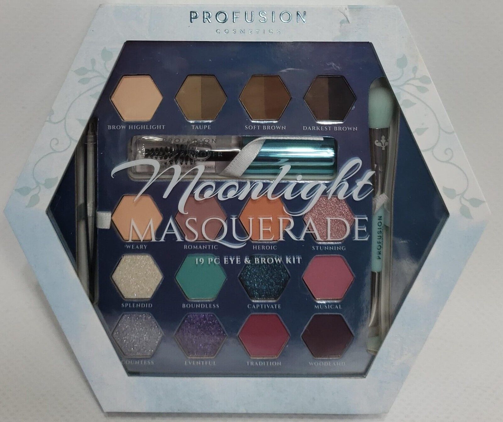 Profusion Cosmetics Moonlight Masquerade 19 Pc Eye & Brow Gift Set