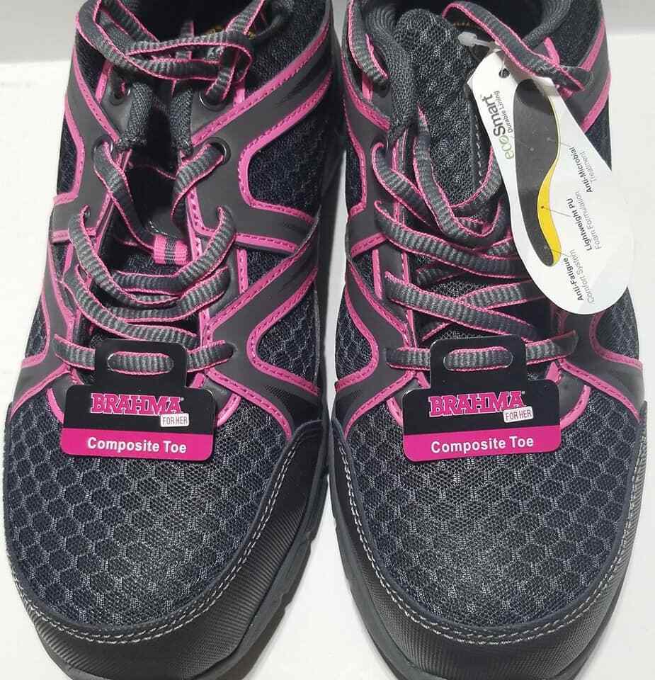 Braham For Her Comp Toe Slip Resistant Oil Resistant Soleplate Size 6 (LOC NO