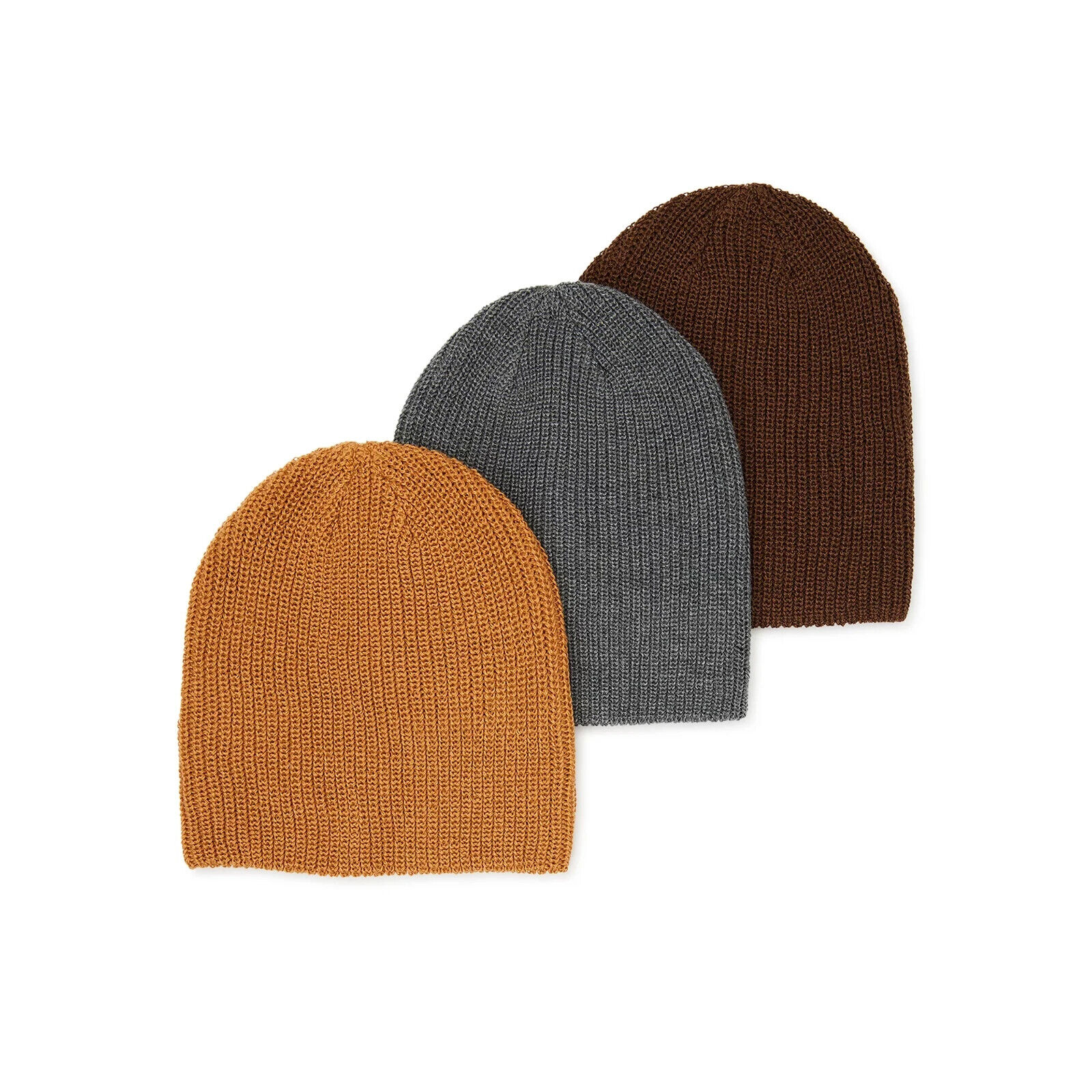 George Menâ€™s 3-Piece Beanie Set, One Size