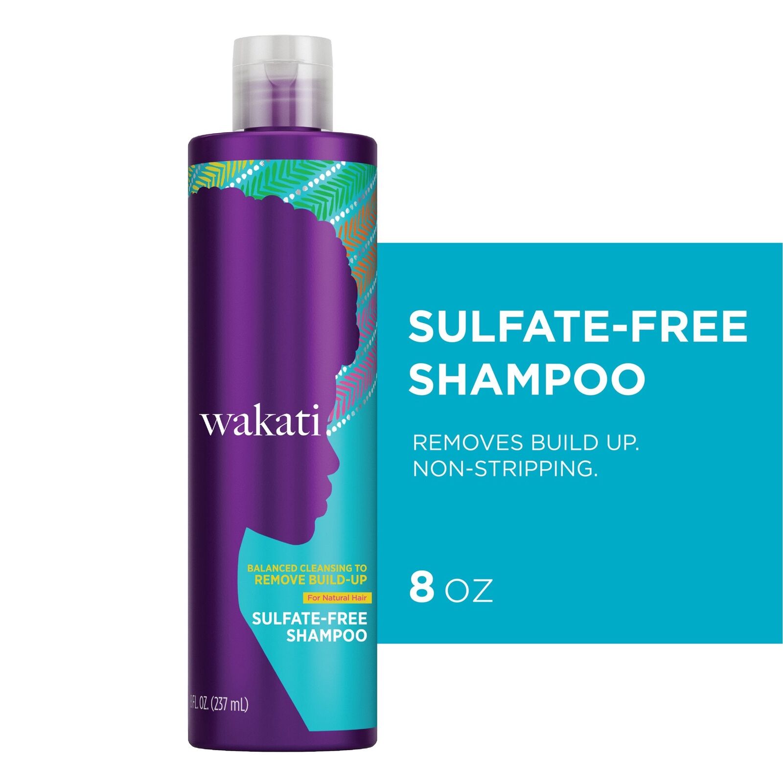Wakati Water-Activated Natural Hair Shampoo, Paraben & Sulfate-Free,