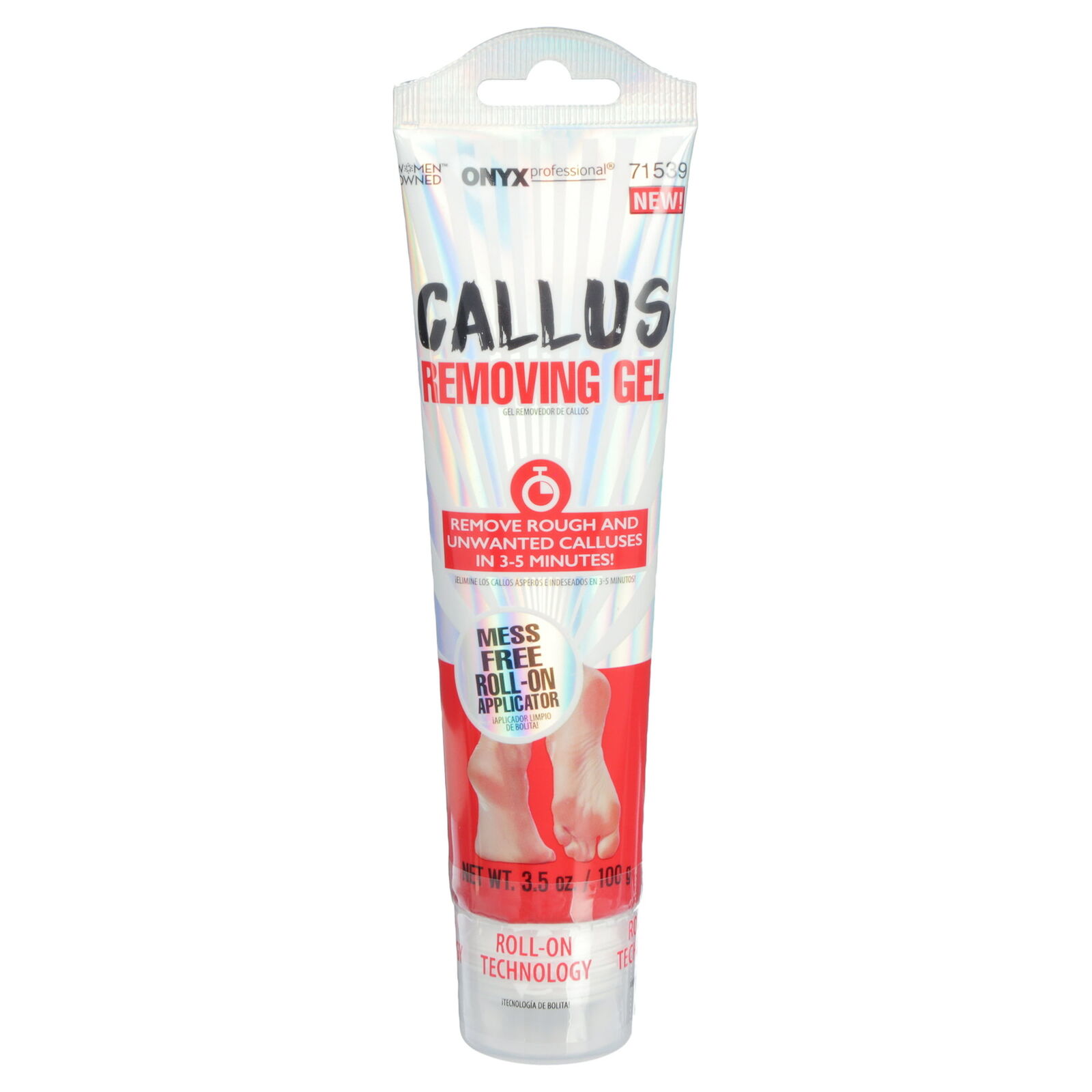 Onyx Professional Callus Removing Gel with Roll-on Applicator, 3.5 oz