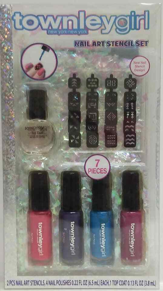 Townley Girl Nail Art Stencil set
