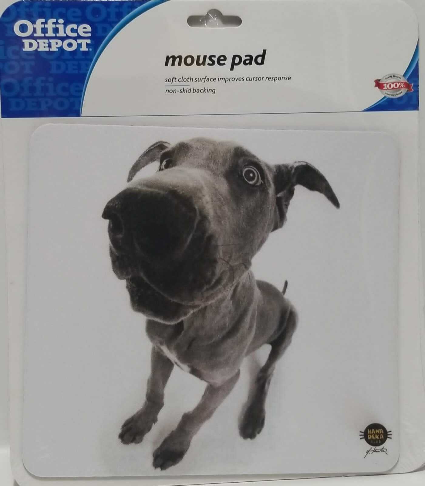 Office Depot Brand Hana Deka Big-Nose Animals Mouse Pad 659-330