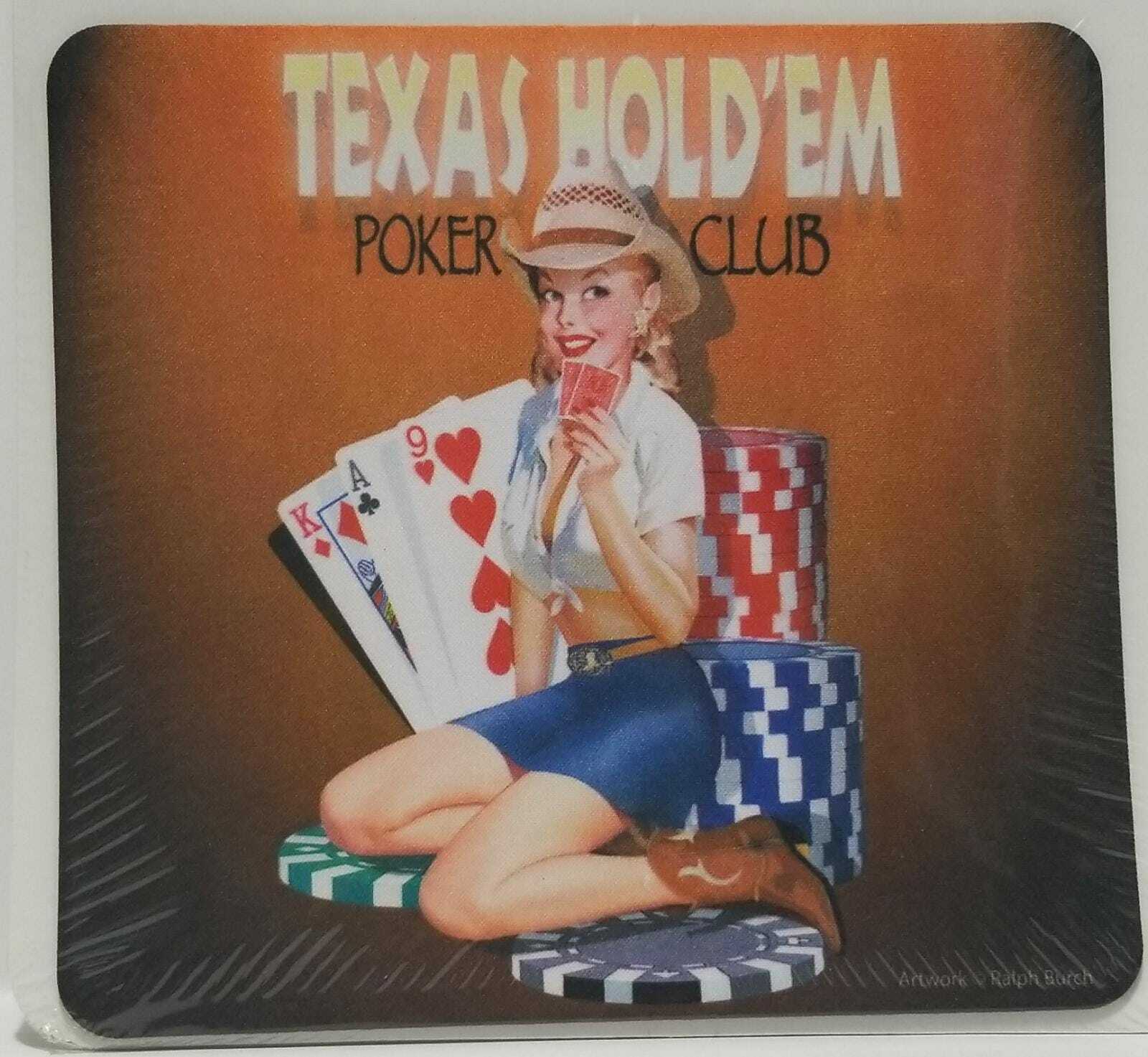 Office Depot Brand Texas Hold 'Em Mouse Pad, Black 659-455