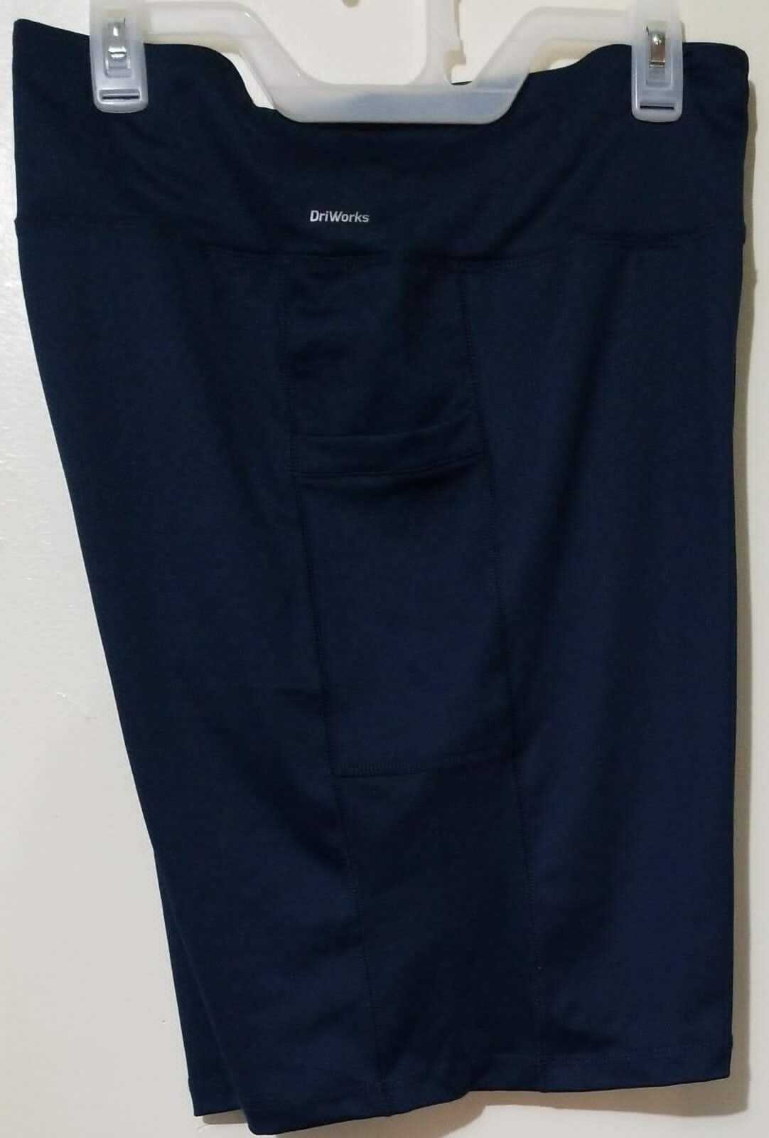 Athletic Work Ladies Shorts Color Blue Size 3X (24W-26W)