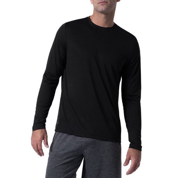 Russell Men's Core Jersey Active Long Sleeve Tee Black Size M(38-40)