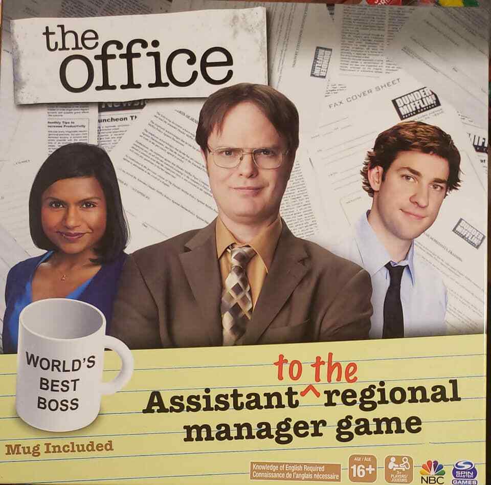 The Office TV Show, Assistant to The Regional Manager Party Game, (RM G2-BW)
