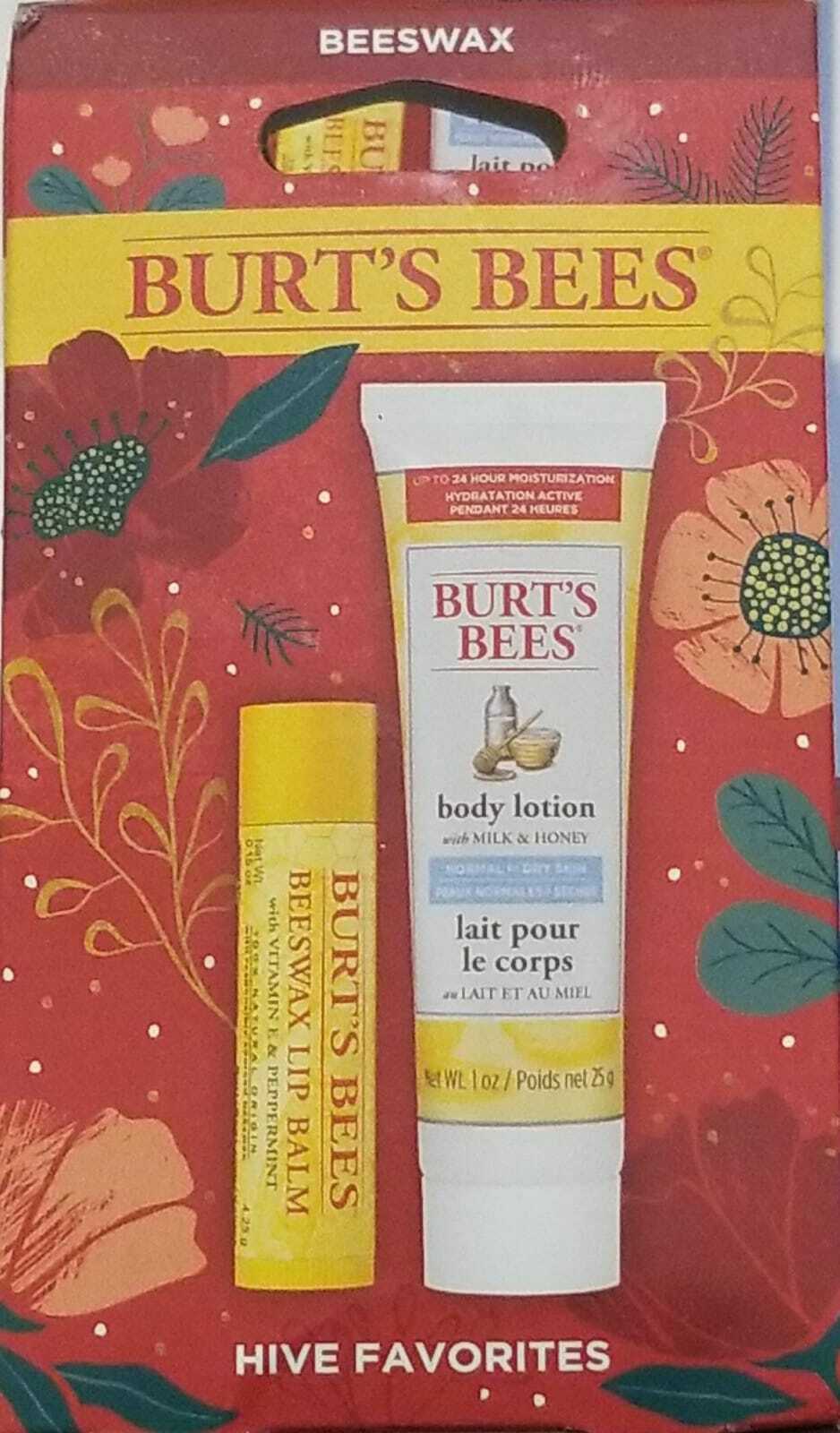Burt's Bees Hive Favorites Beeswax Lip Balm & Lotion Gift Pack - 2pk