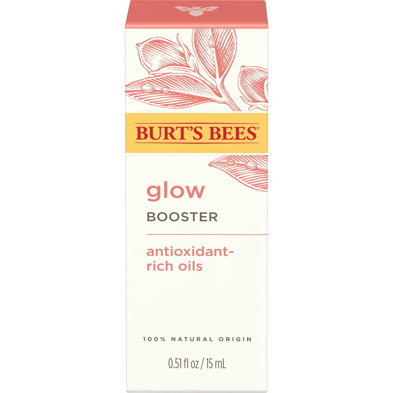 Burt's Bees Glow Booster with Antioxidant-Rich Oils, 0.51 Fluid Ounce